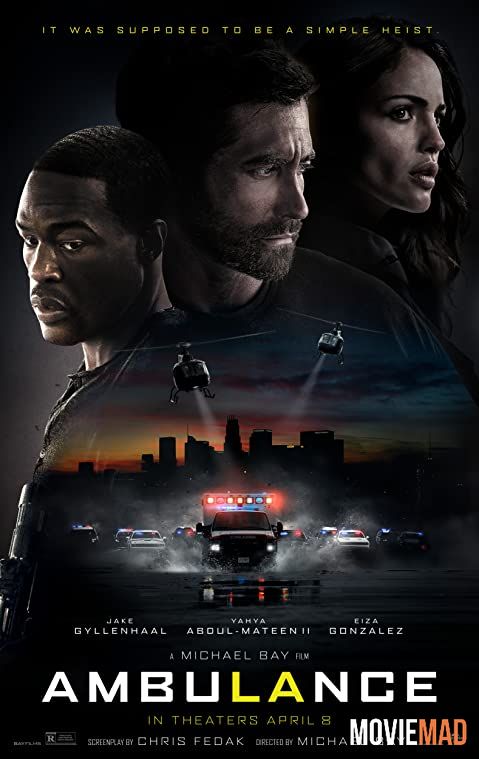 Ambulance (2022) English HDCAM Full Movie 720p 480p