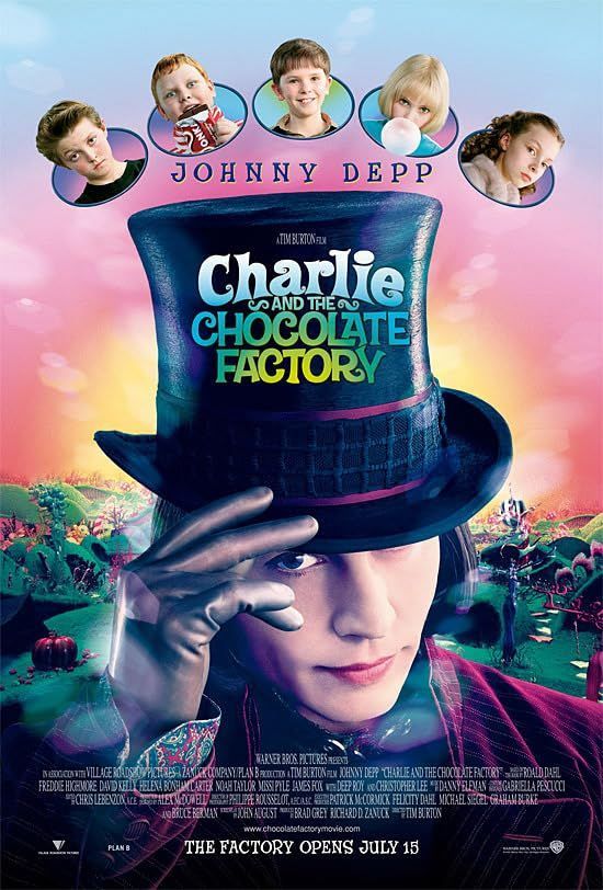 Charlie and the Chocolate Factory (2005) Hindi Dubbed ORG HDRip Full Movie 720p 480p