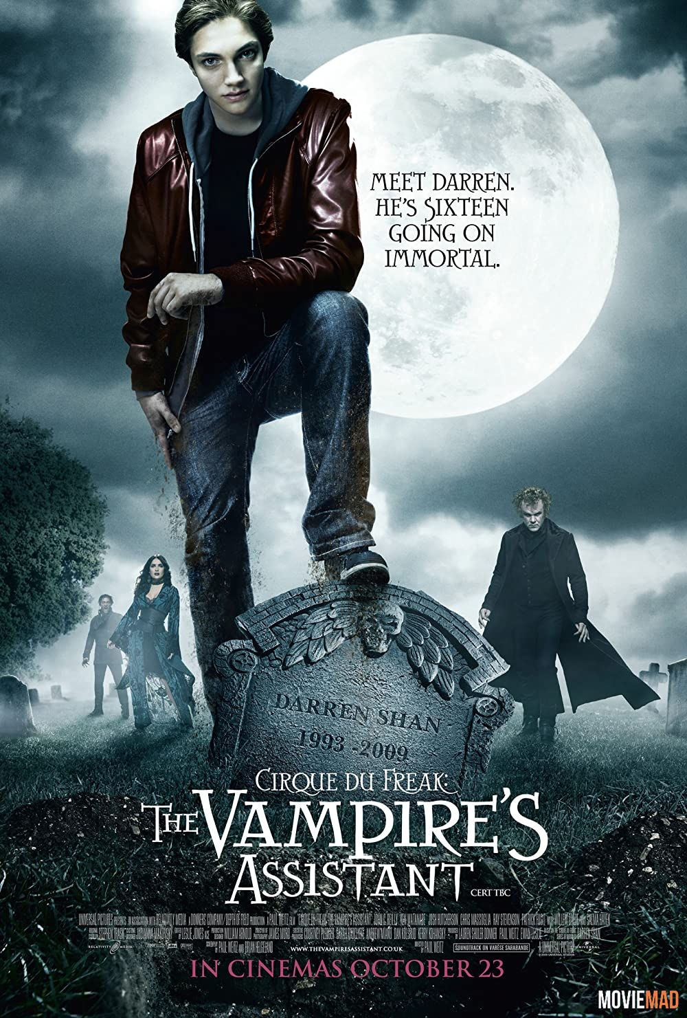 Cirque du Freak The Vampires Assistant 2009 Hindi Dubbed ORG BluRay Full Movie 720p 480p