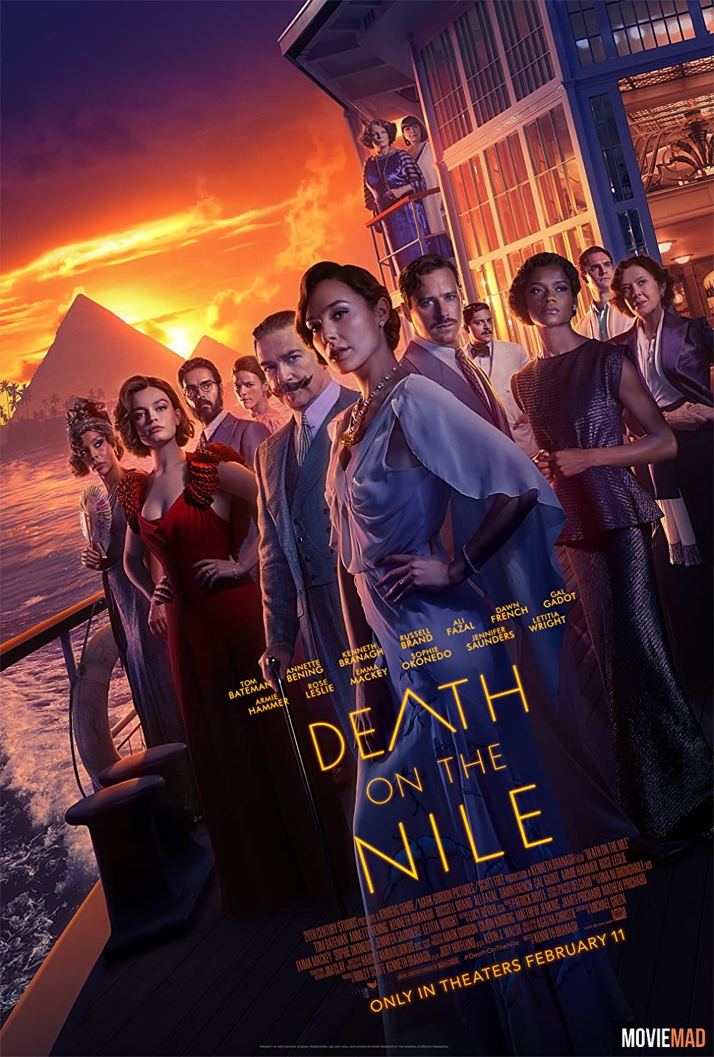 Death on the Nile (2022) Hindi Dubbed ORG BluRay Full Movie 1080p 720p 480p