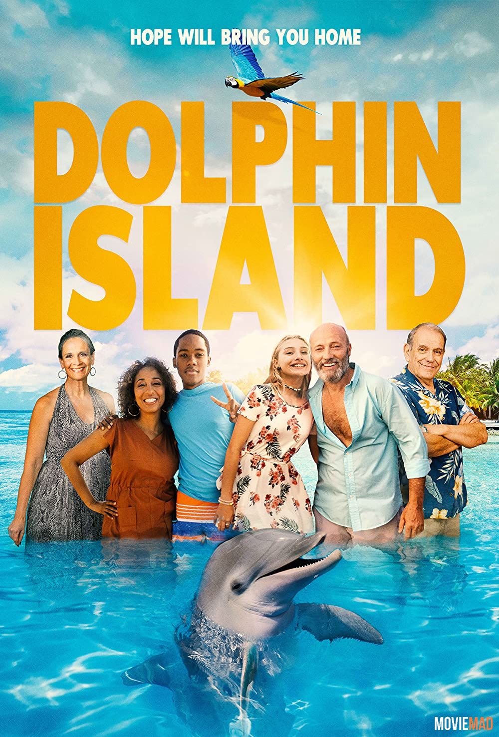 Dolphin Island 2021 English HDRip Full Movie 720p 480p