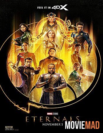 Eternals (2021) Hindi Dubbed ORG WEB DL Full Movie 1008p 720p 480p