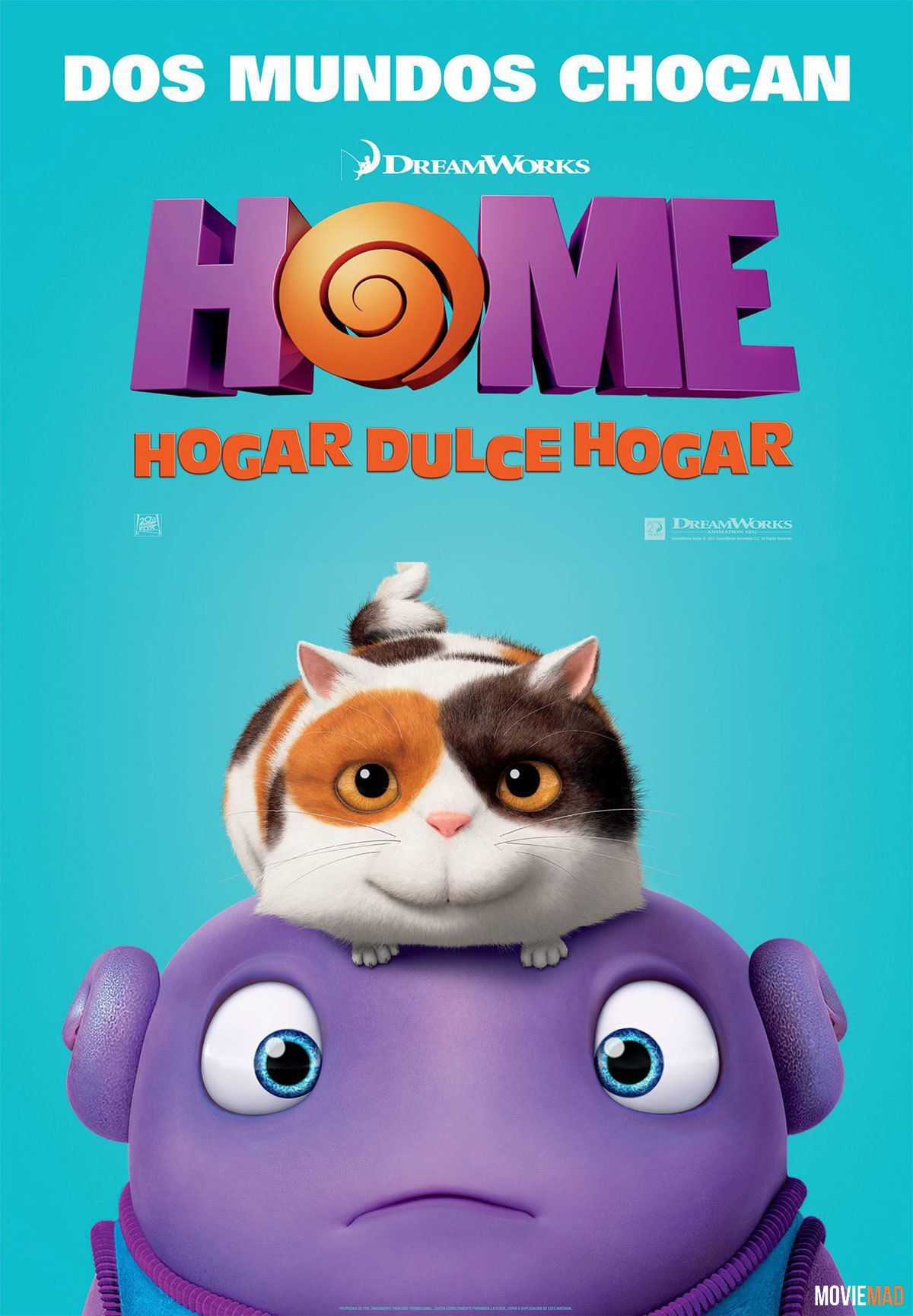 Home 2015 BluRay Dual Audio Hindi 5.1 DD Full Movie 720p 480p