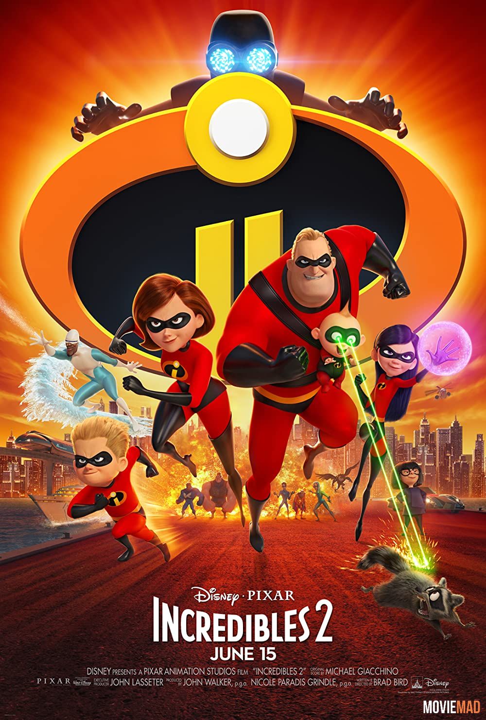 Incredibles 2 2018 Hindi Dubbed BluRay Full Movie 720p 480p