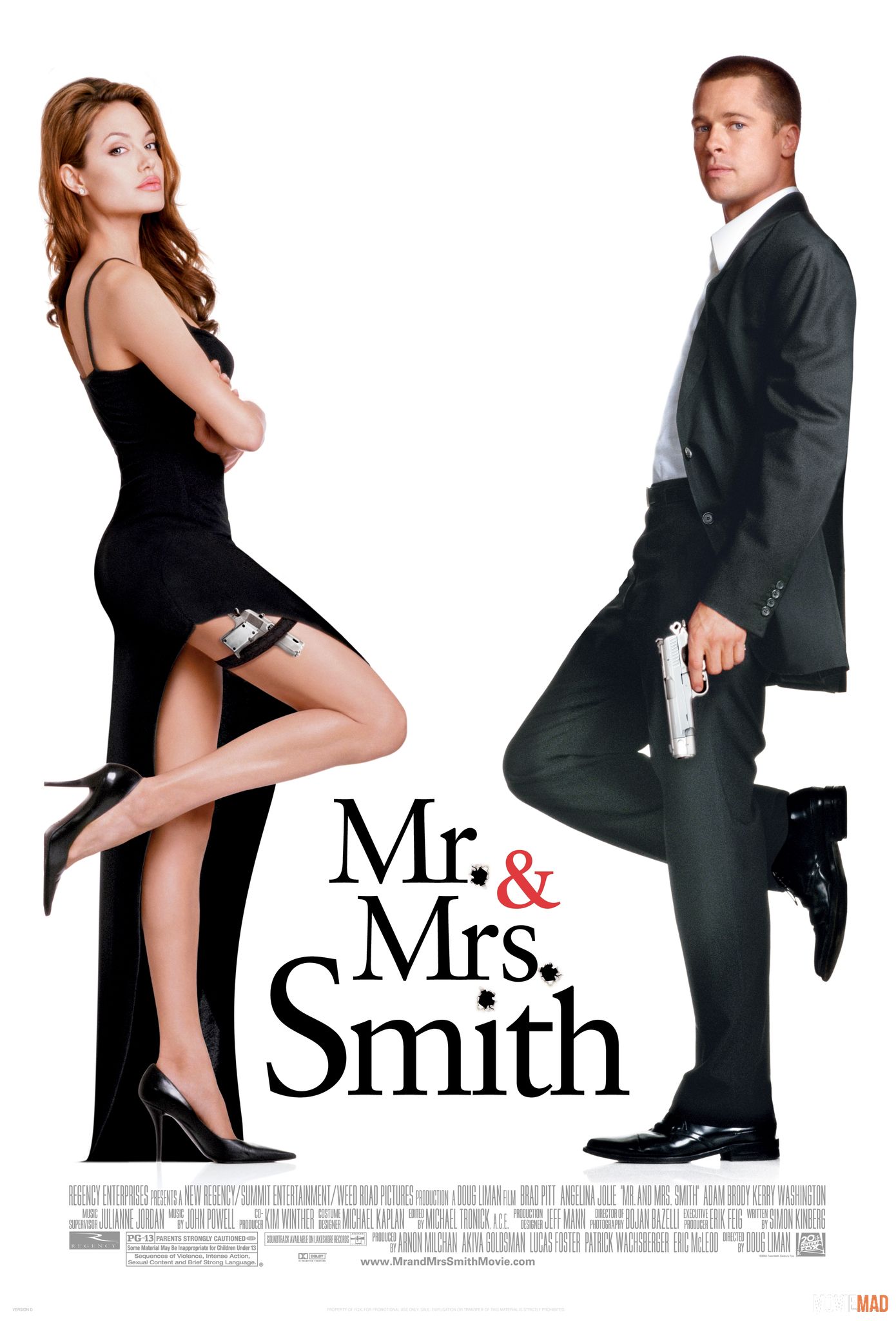 Mr. and Mrs. Smith 2005 Hindi Dubbed BluRay Full Movie 720p 480p