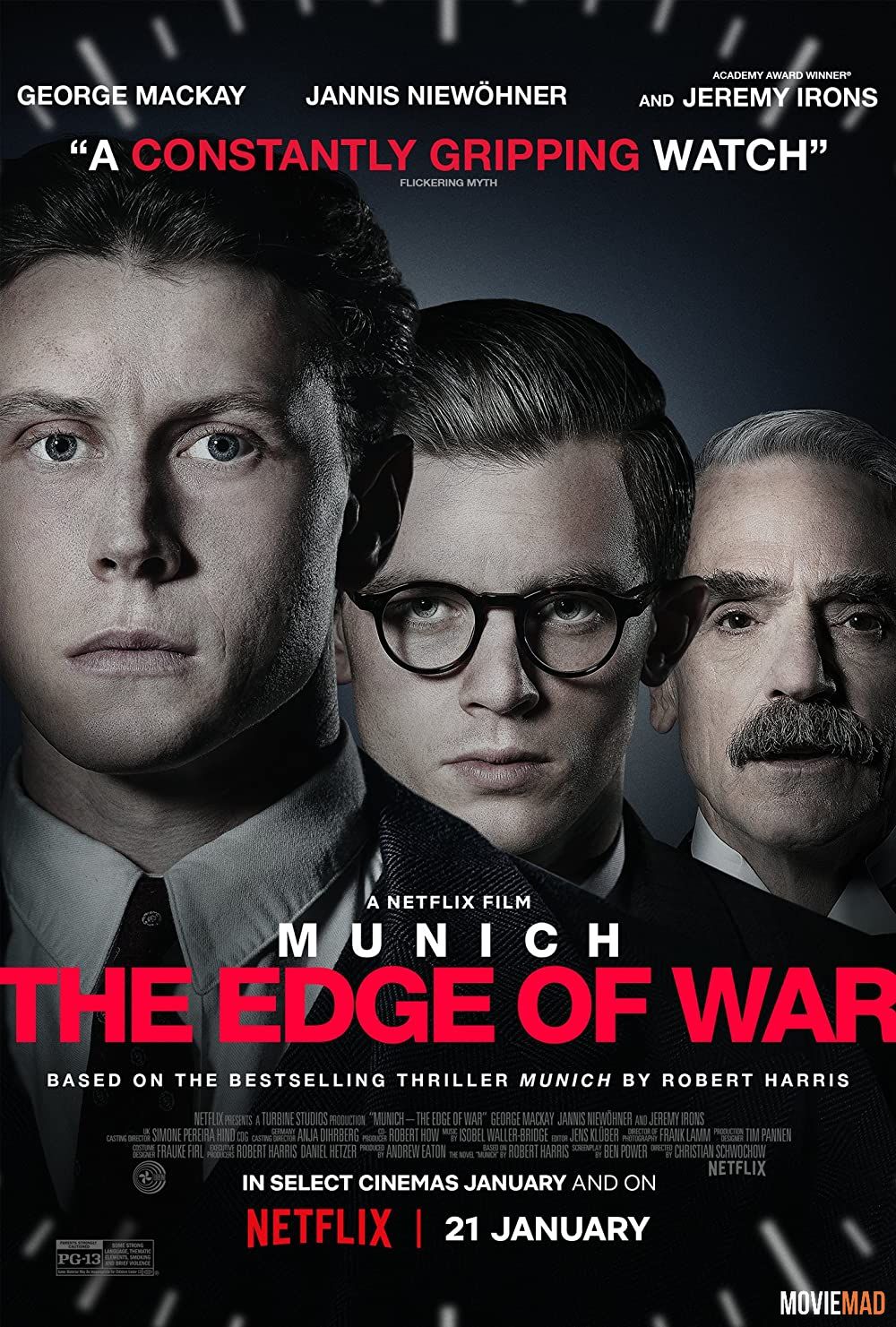 Munich The Edge of War (2022) Hindi Dubbed NF HDRip Full Movie 720p 480p