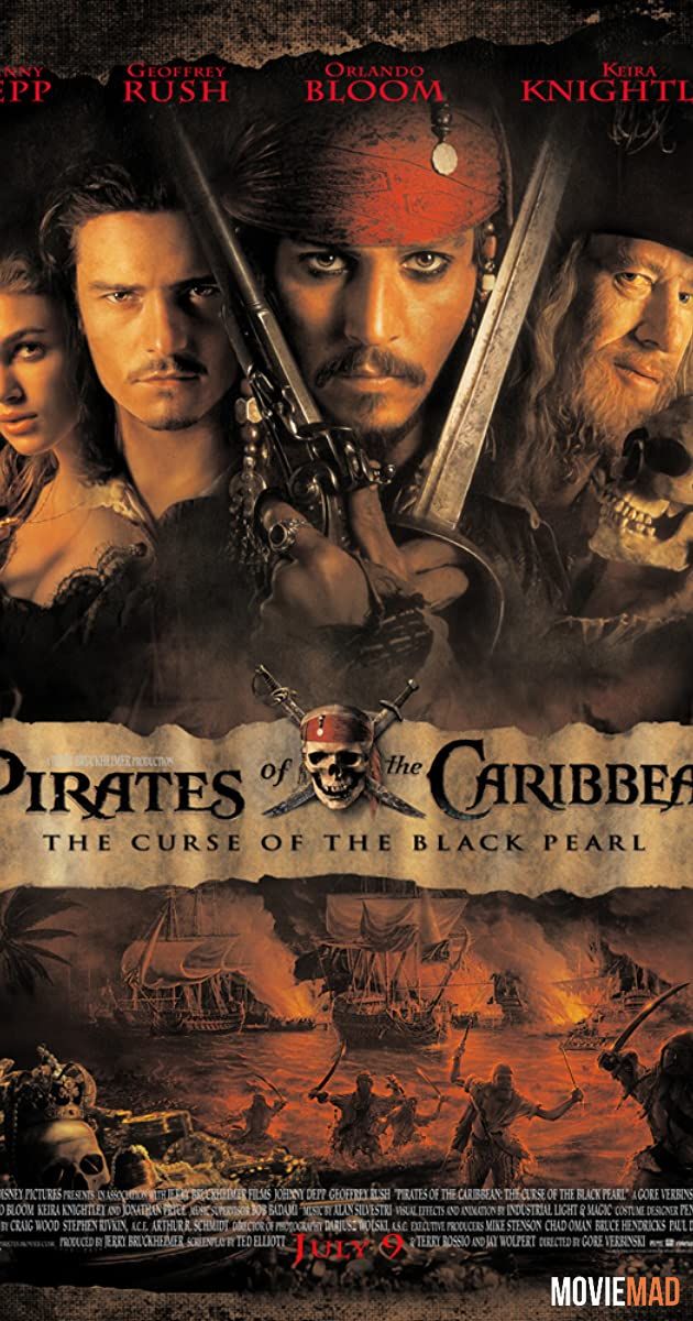 Pirates of the Caribbean The Curse of the Black Pearl 2003 Hindi Dubbed BluRay Full Movie 720p 480p