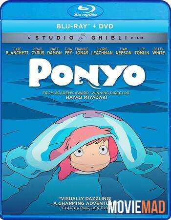 Ponyo 2008 Hindi Dubbed WEB DL Full Movie 720p 480p