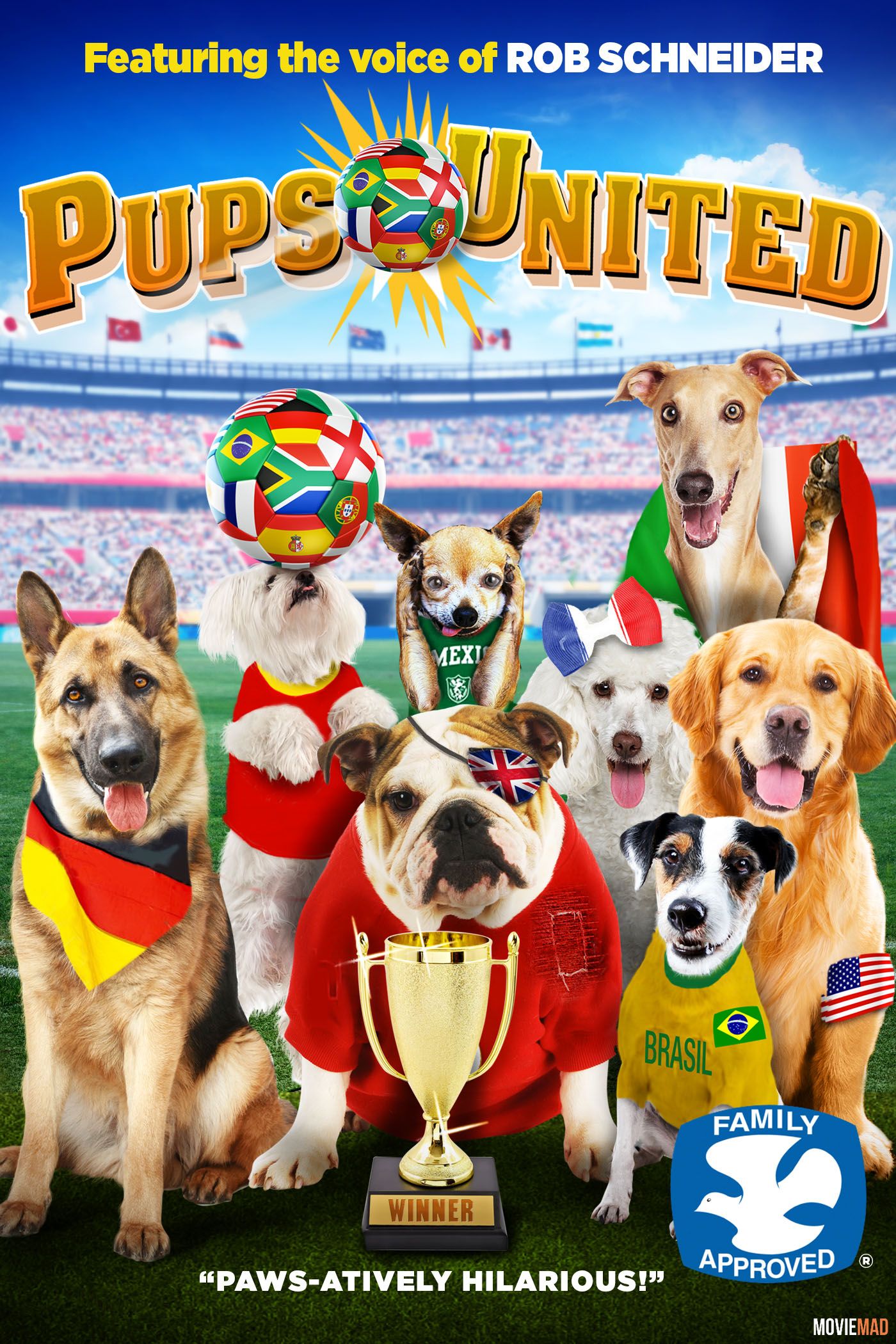 Pups United 2015 HDRip Dual Audio Hindi 720p 480p ESub