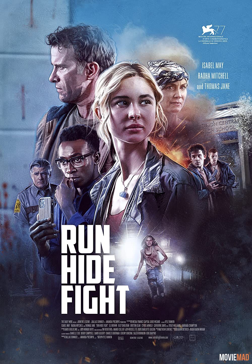 Run Hide Fight 2020 Hindi Dubbed ORG BluRay Full Movie 720p 480p