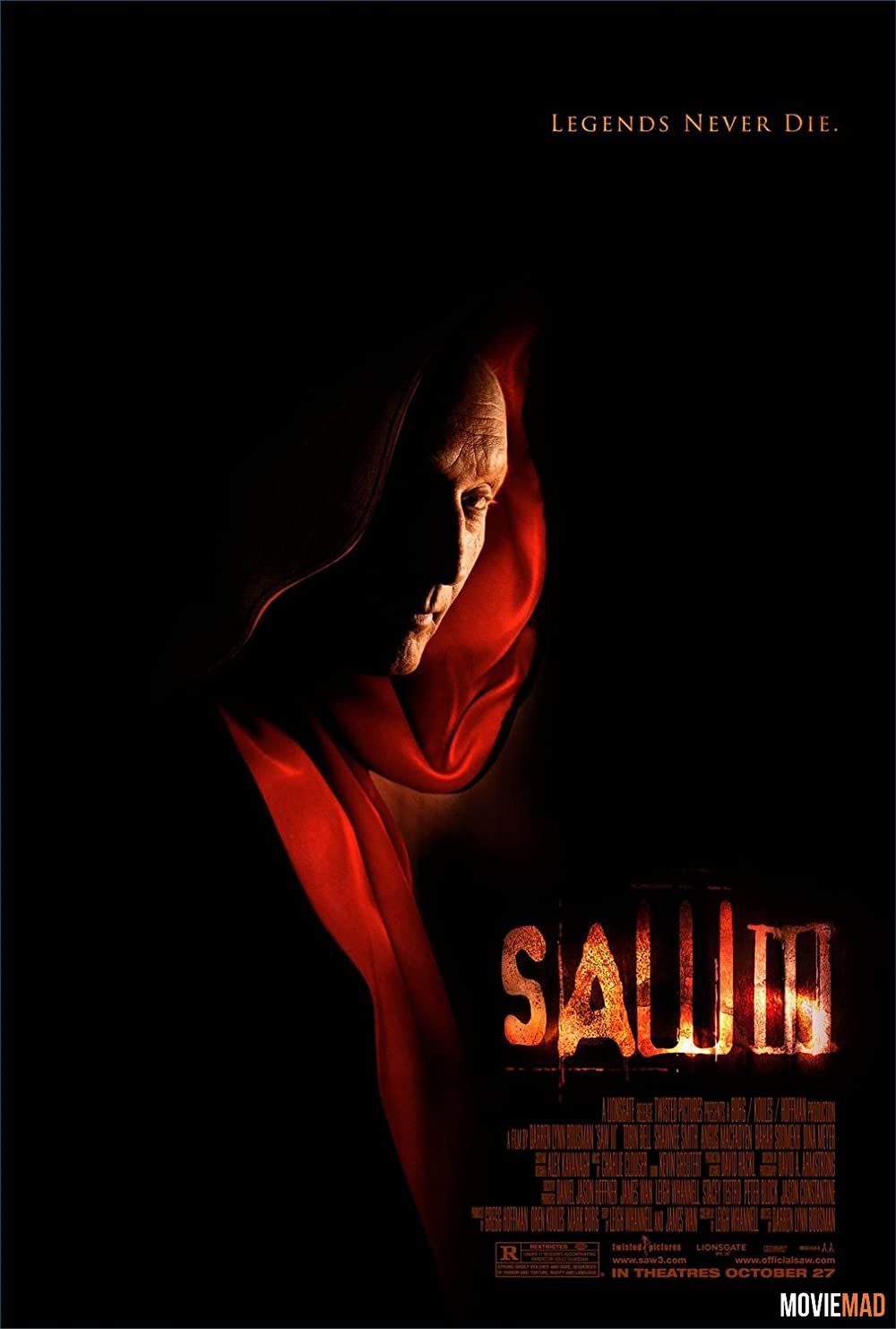 Saw III 2006 UNRATED Hindi Dubbed BluRay Full Movie 720p 480p