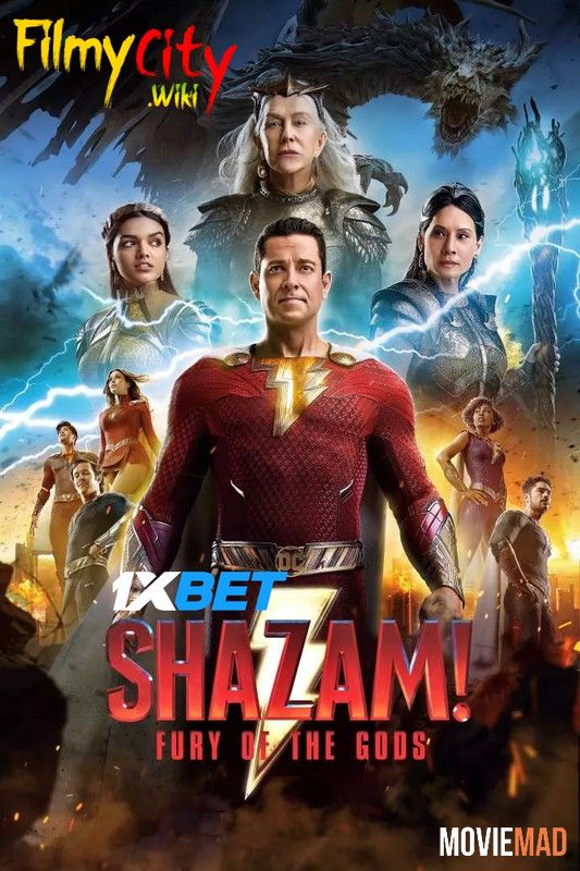 Shazam Fury of the Gods (2023) Hindi(Cleaned) Dubbed ORG HDRip Full Movie 1080p 720p 480p