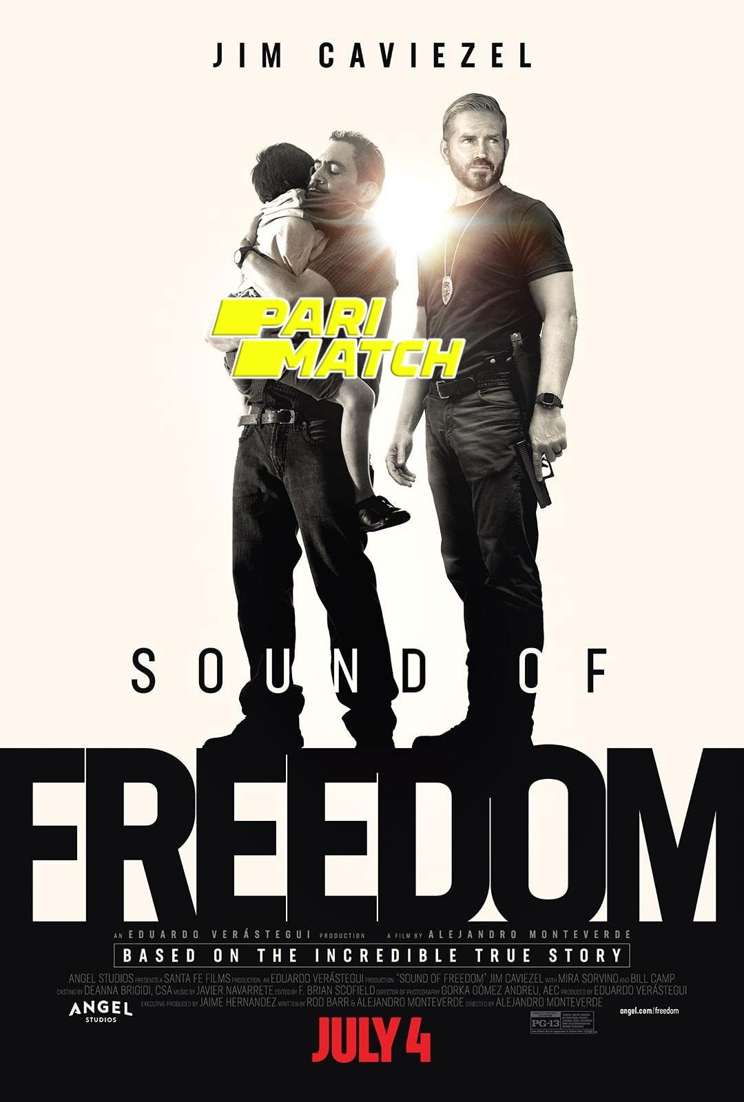 Sound of Freedom (2023) Hindi (Voice Over) Dubbed CAMRip Full Movie 720p 480p