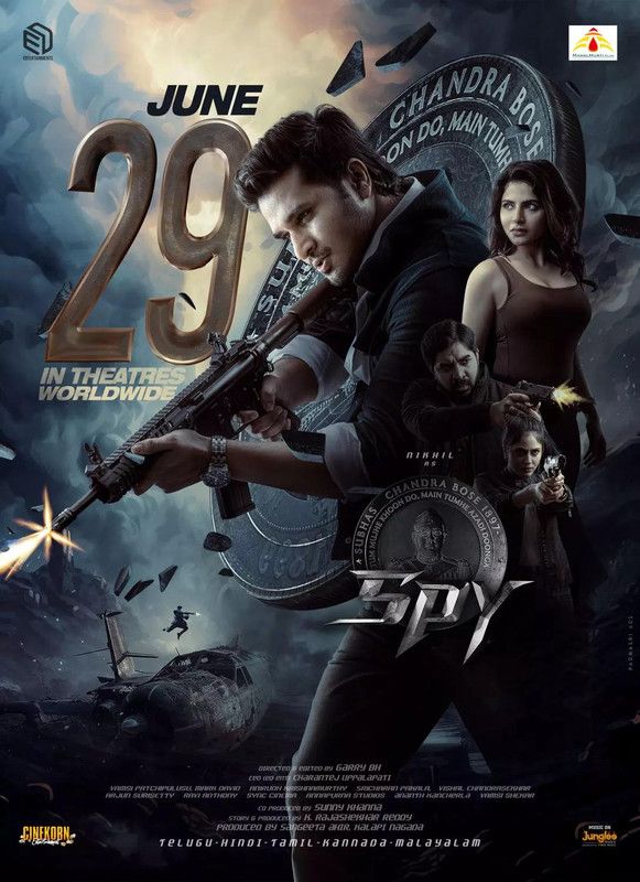 Spy 2023 WEB-DL Hindi Dubbed ORG 1080p 720p 480p