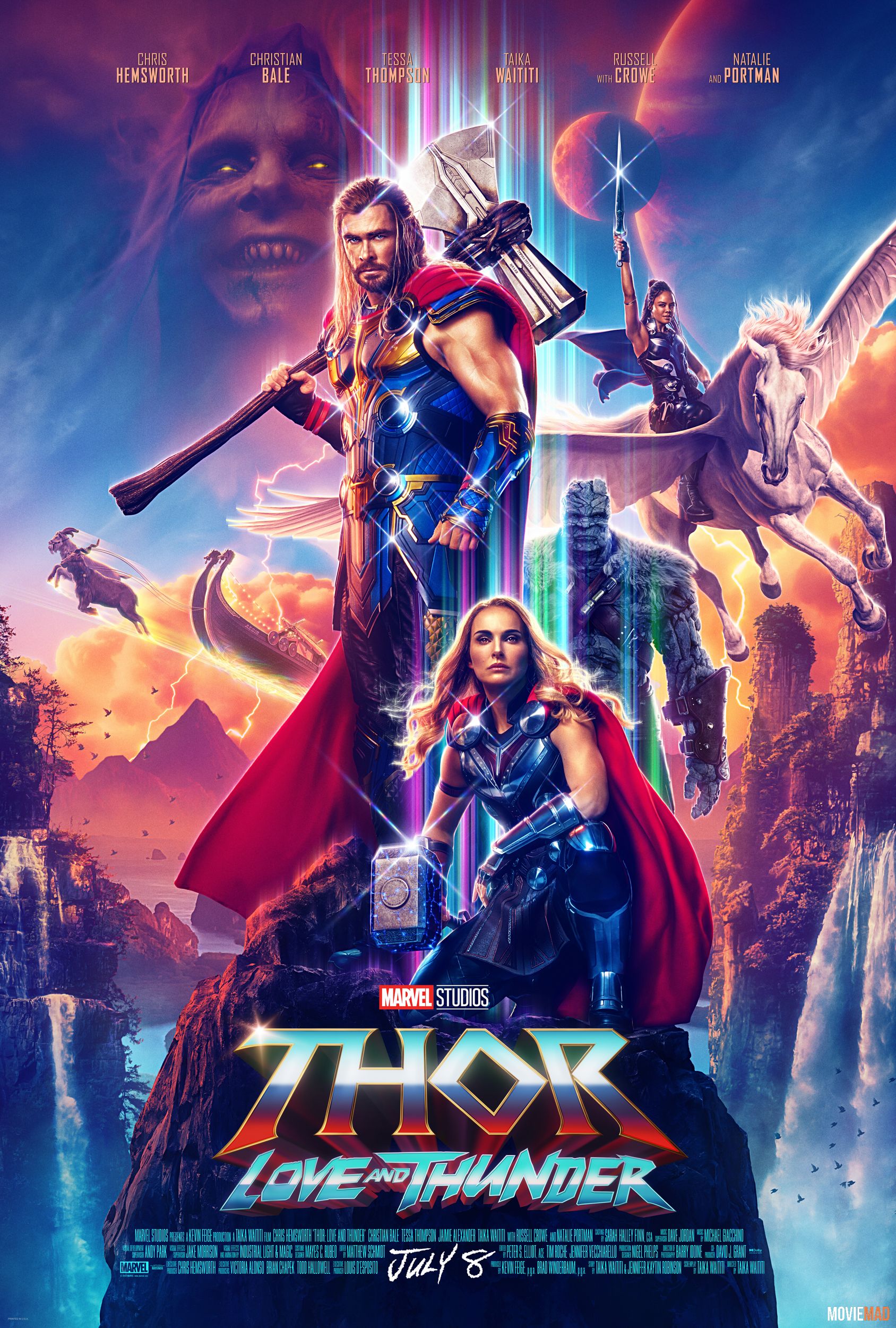 Thor Love and Thunder (2022) Hindi Dubbed ORG HDRip Full Movie 1080p 720p 480p