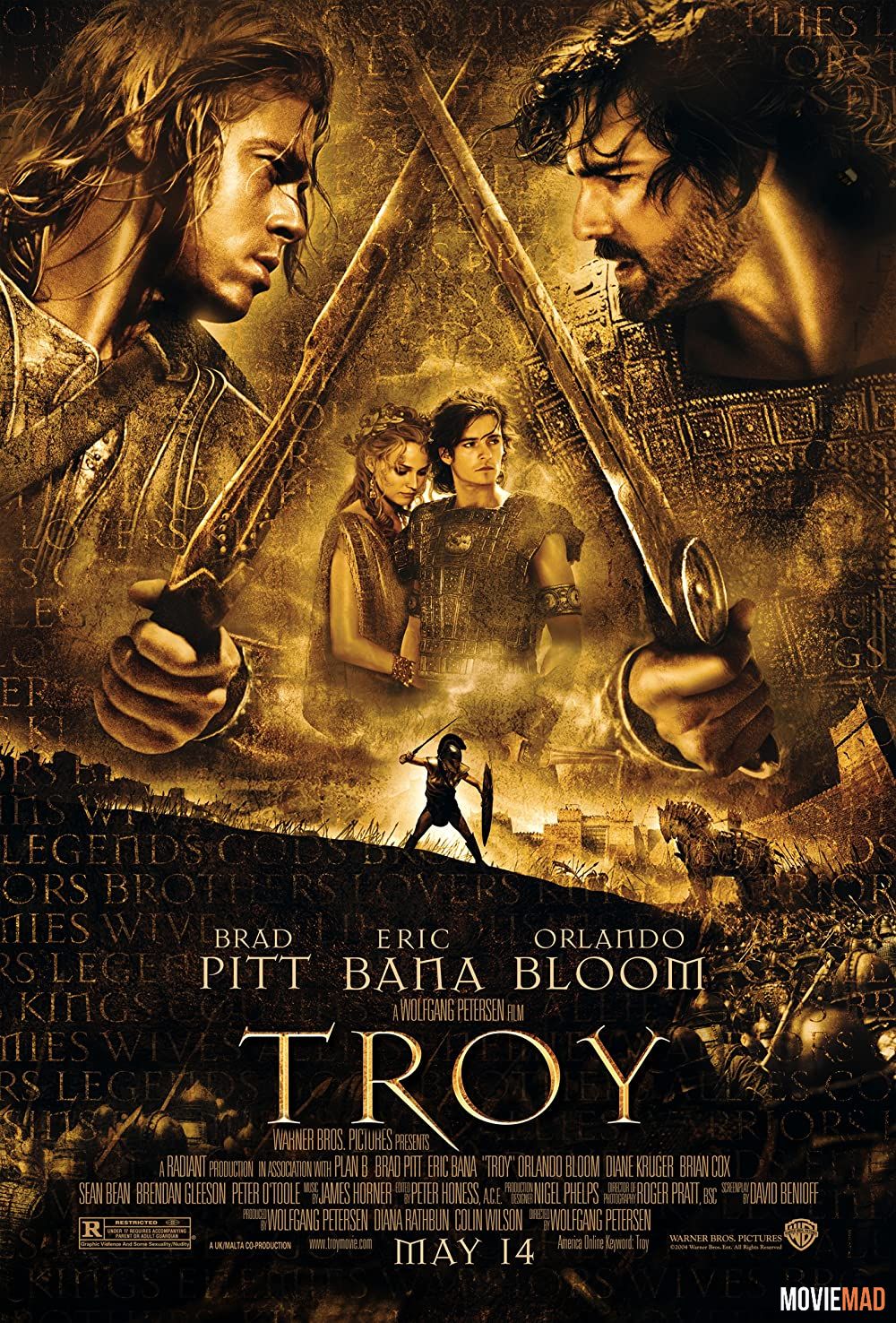 Troy 2004 Hindi Dubbed BluRay Full Movie 720p 480p