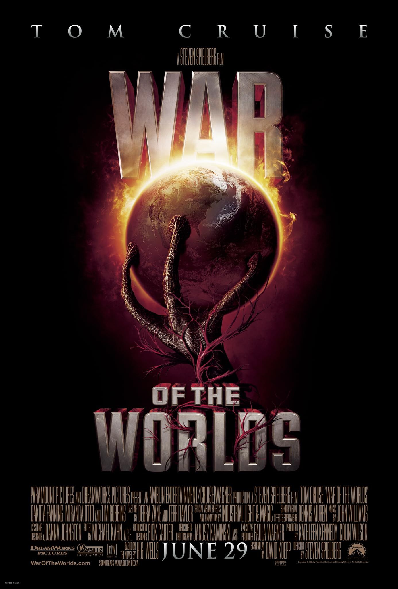 War of the Worlds (2005) Hindi Dubbed ORG HDRip Full Movie 720p 480p